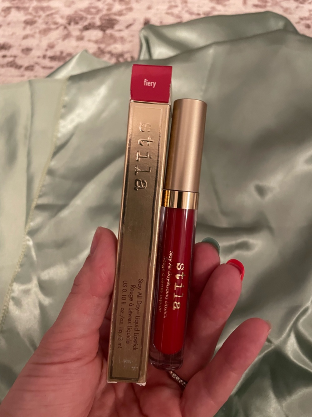 Stila Stay All Day Liquid Lipstick — Fiery Red Shade